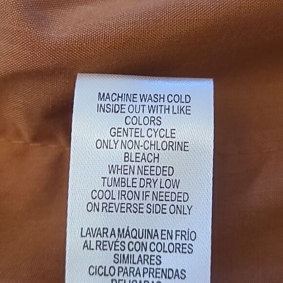 Democracy Women's Corduroy Shirt Jacket In Burnt Orange Rust Size L - Picture 13 of 13